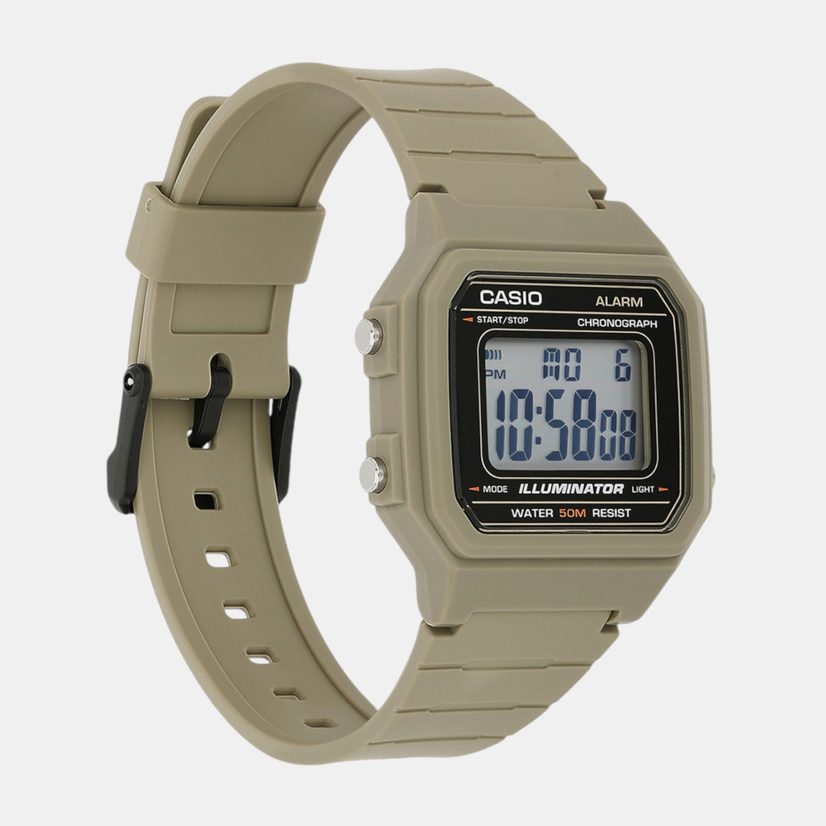 Youth Unisex Quartz Black Dial Digital Resin Watch I131
