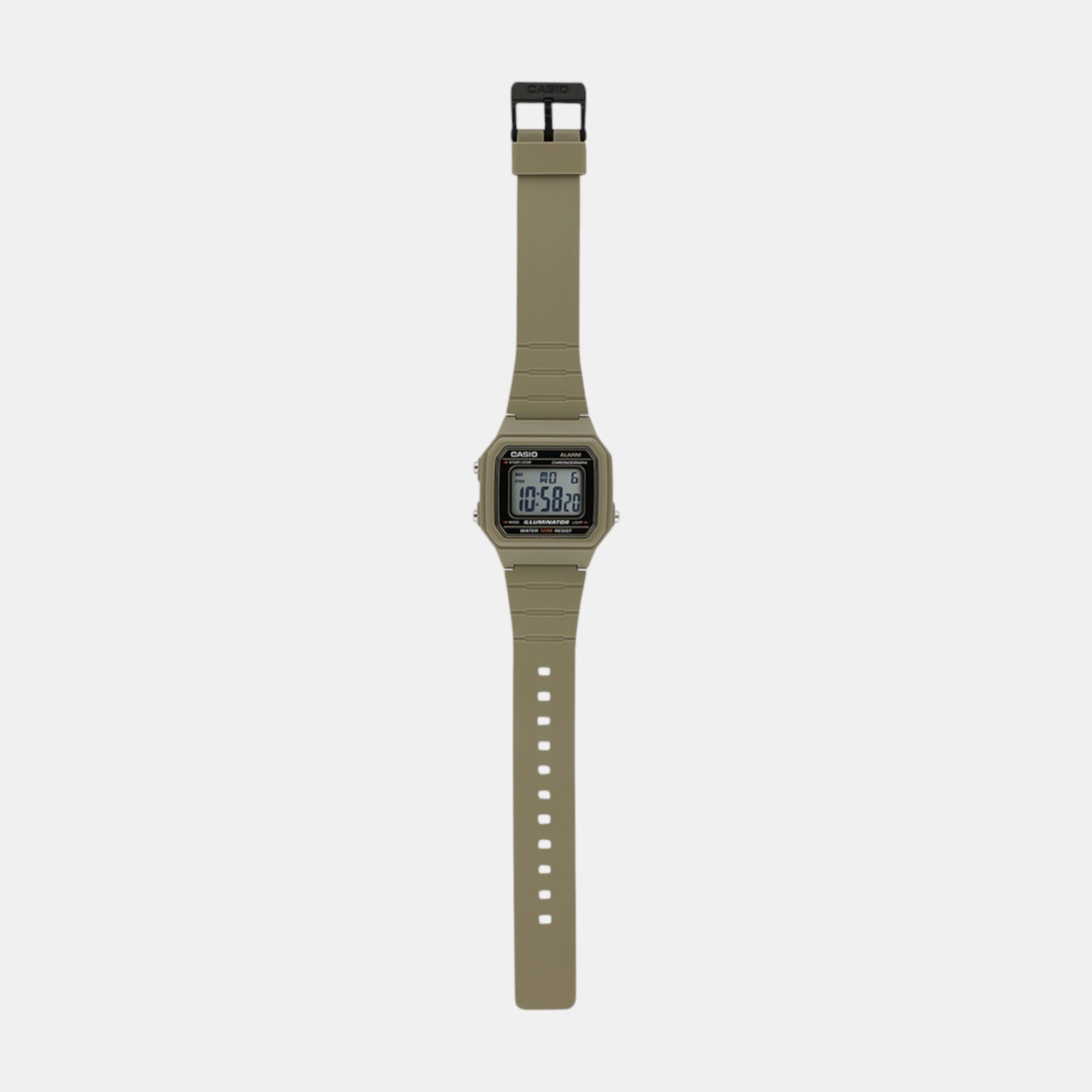 Youth Unisex Quartz Black Dial Digital Resin Watch I131