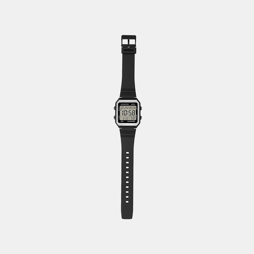 Unisex Quartz Black Dial Digital Resin Watch W-221H-1AV I133