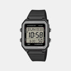 Unisex Quartz Black Dial Digital Resin Watch W-221H-1AV I133