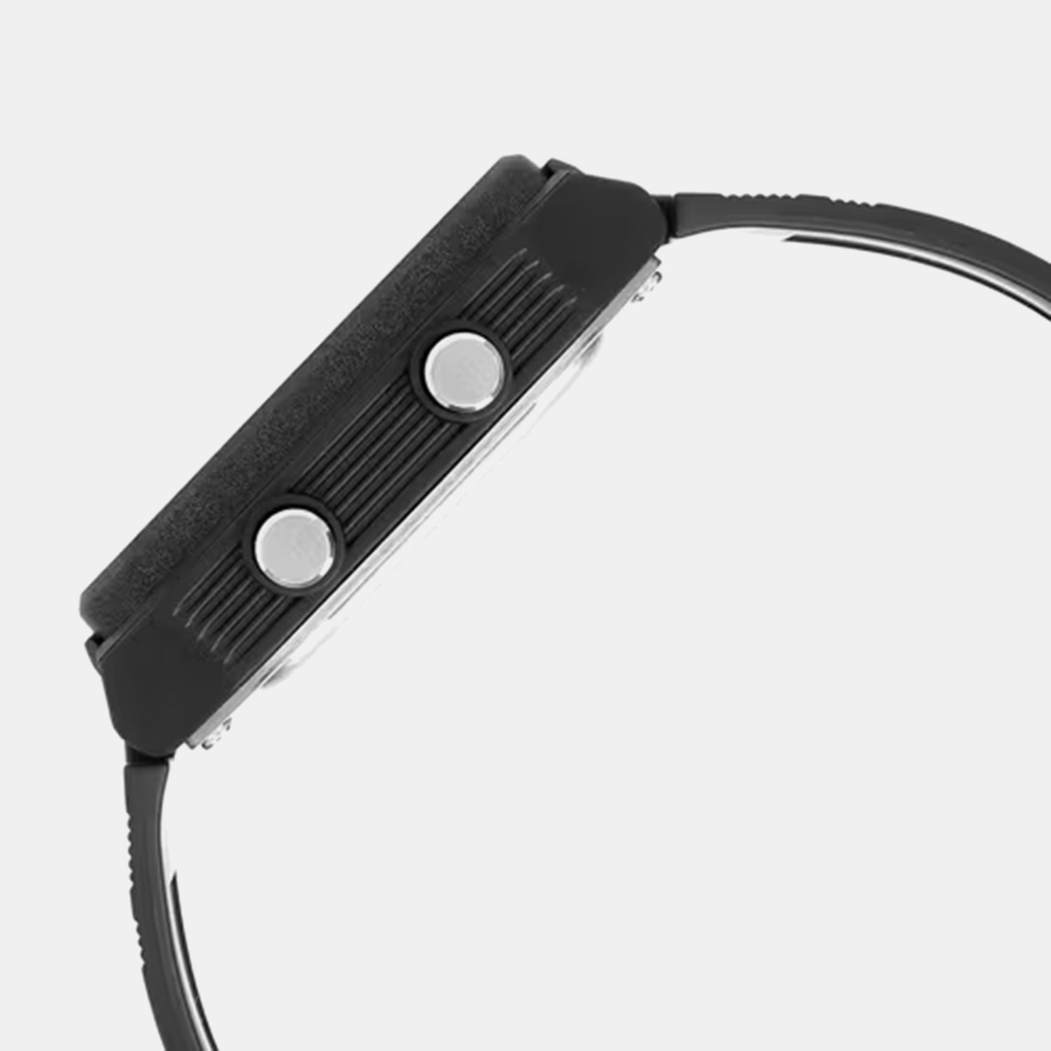 Unisex Digital Black Dial Analog Resin Watch I134