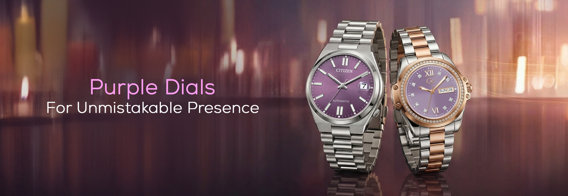 Purple Dial Watches