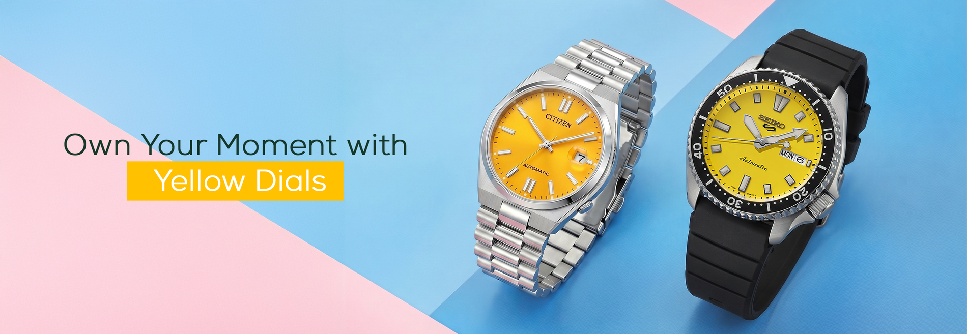 Yellow Dial Watches