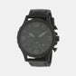 Male Black Leather Chronograph Watch JR1354