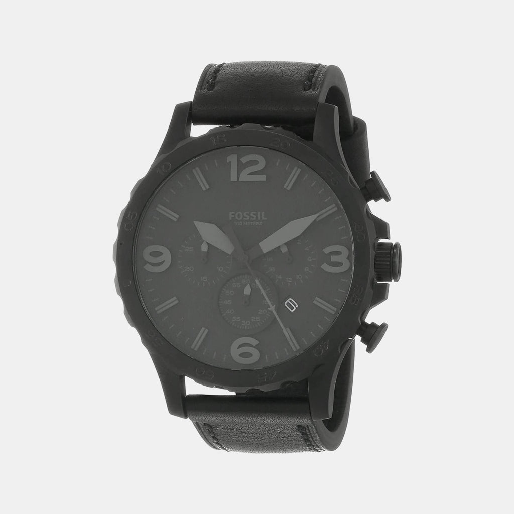 Fossil Round Black Chronograph watch
