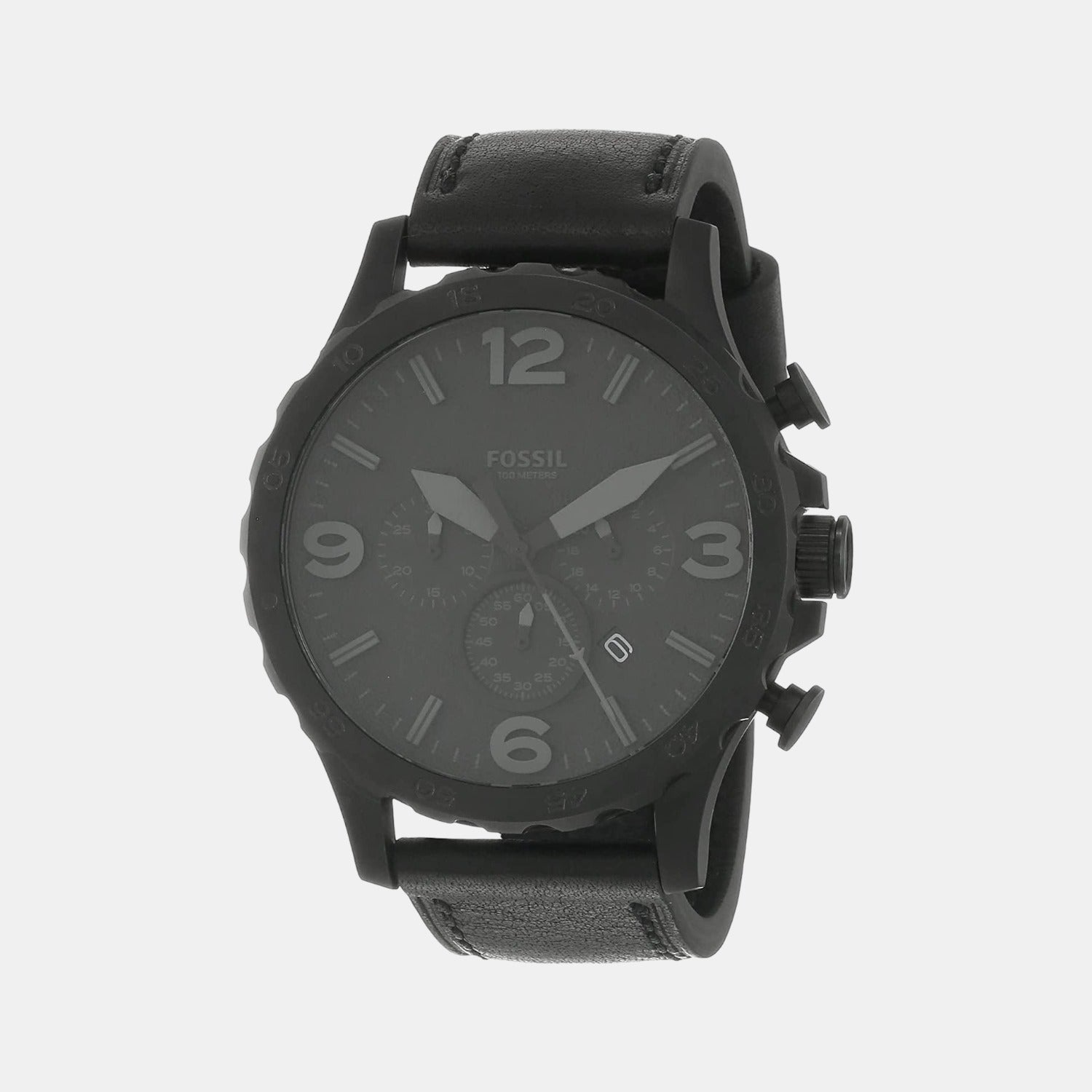 Fossil Round Black Chronograph watch