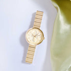 Furla Heritage Women Quartz Gold Dial Analog Stainless Steel Watch WW00005009L2