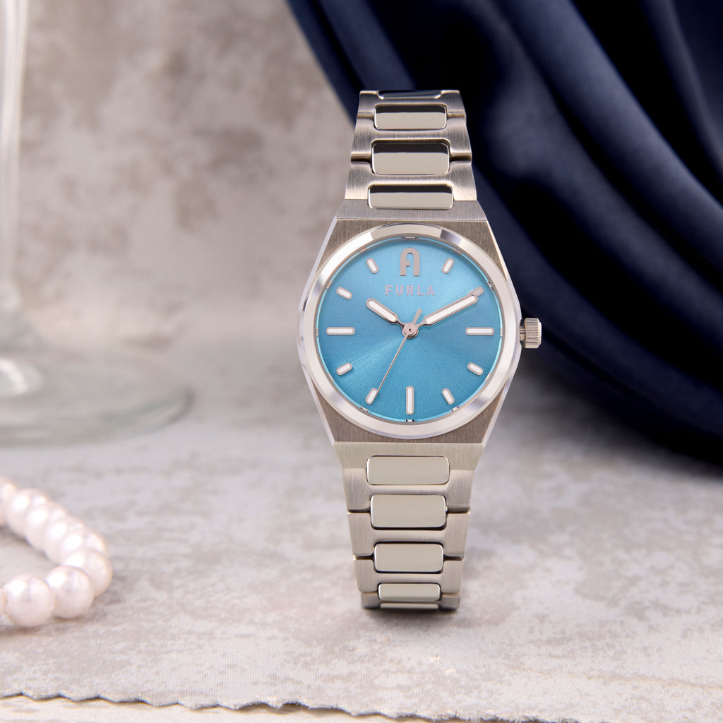 Women Quartz Blue Dial Analog Stainless Steel Watch WW00020009L1