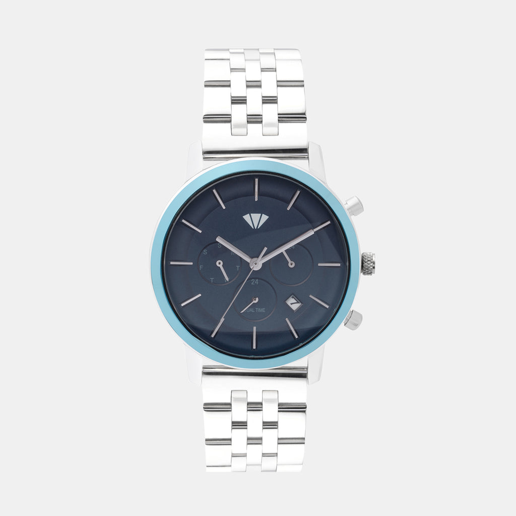 Mont Neo Round Blue Analog watch