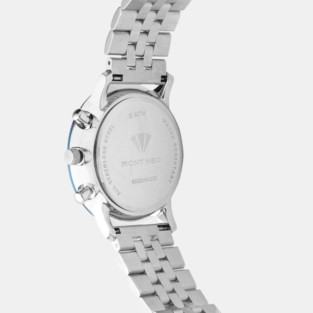 Mont Neo Men Round Blue watch