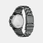 Promaster Skyhawk U830 Eco-Drive Men Quartz Black Dial Analog-Digital Stainless Steel Watch JV2005-58E