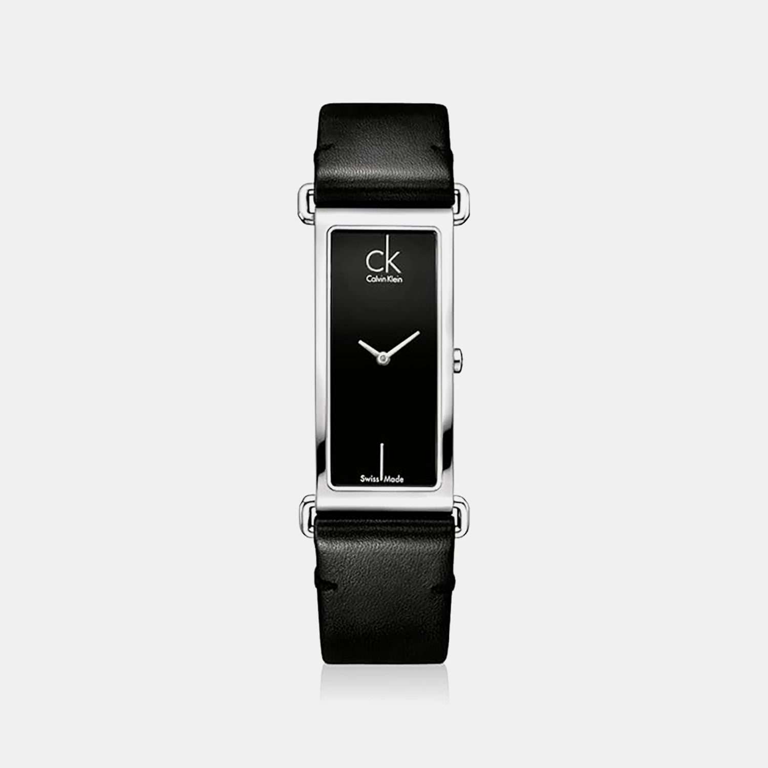 Women Quartz Black Dial Analog Leather Watch K0I23102