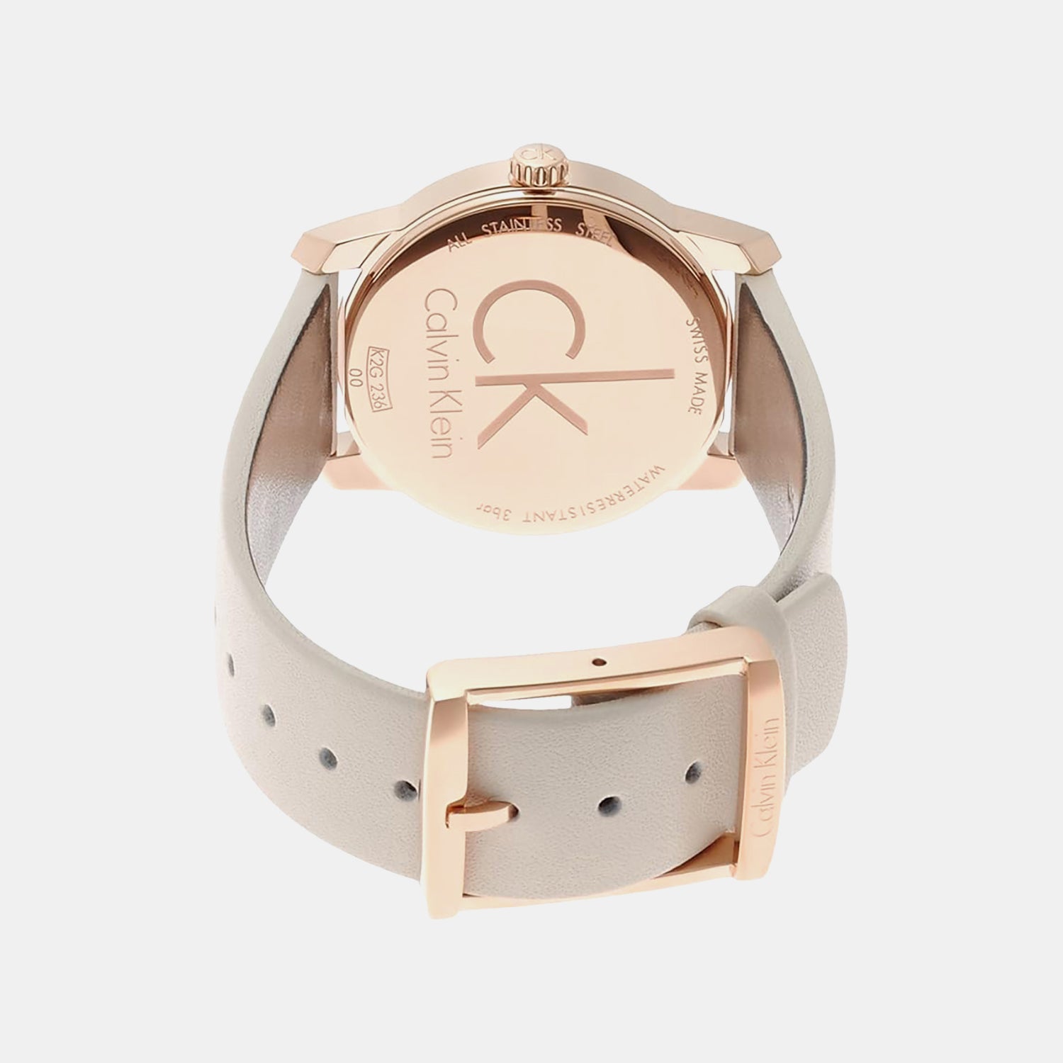 Women Quartz Silver Dial Analog Leather Watch K2G236X6