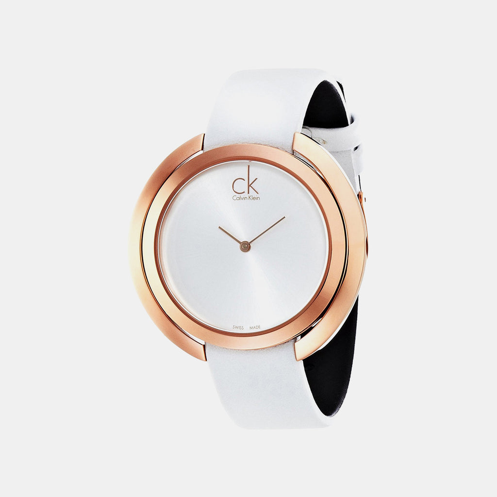 Women Quartz Silver Dial Analog Stainless Steel Watch K3U236L6