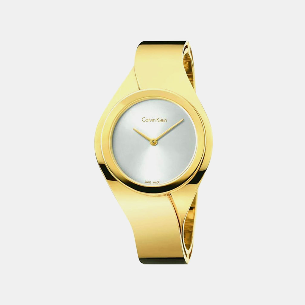 Women Quartz Silver Dial Analog Stainless Steel Watch K5N2M526