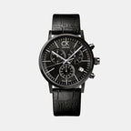Calvin Klein Round Black Chronograph watch