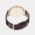 Women Quartz Grey Dial Analog Leather Watch K7B216G3