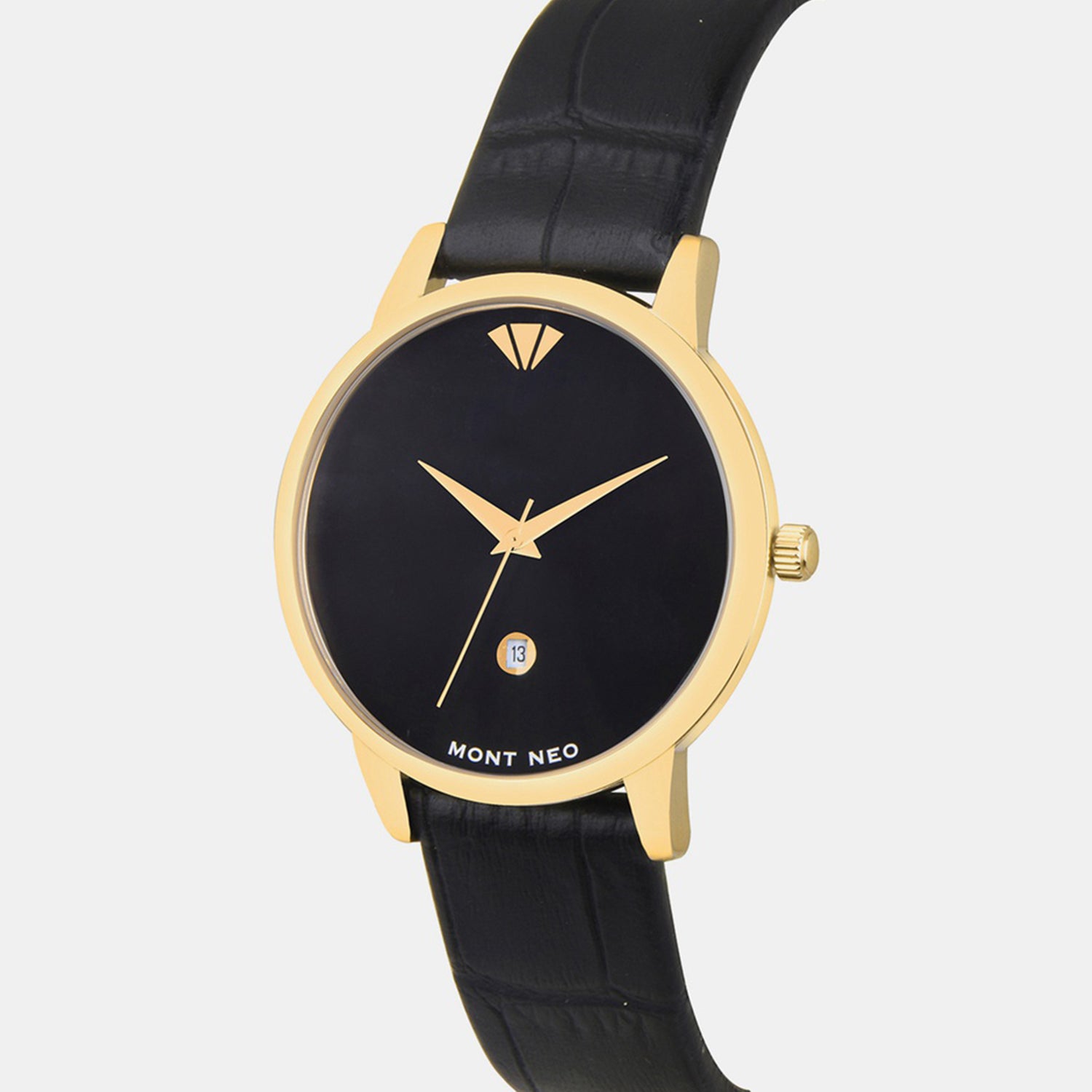 Women Quartz Black Dial Analog Leather Watch L1034E-L2204