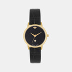 Women Quartz Black Dial Analog Leather Watch L1034E-L2204