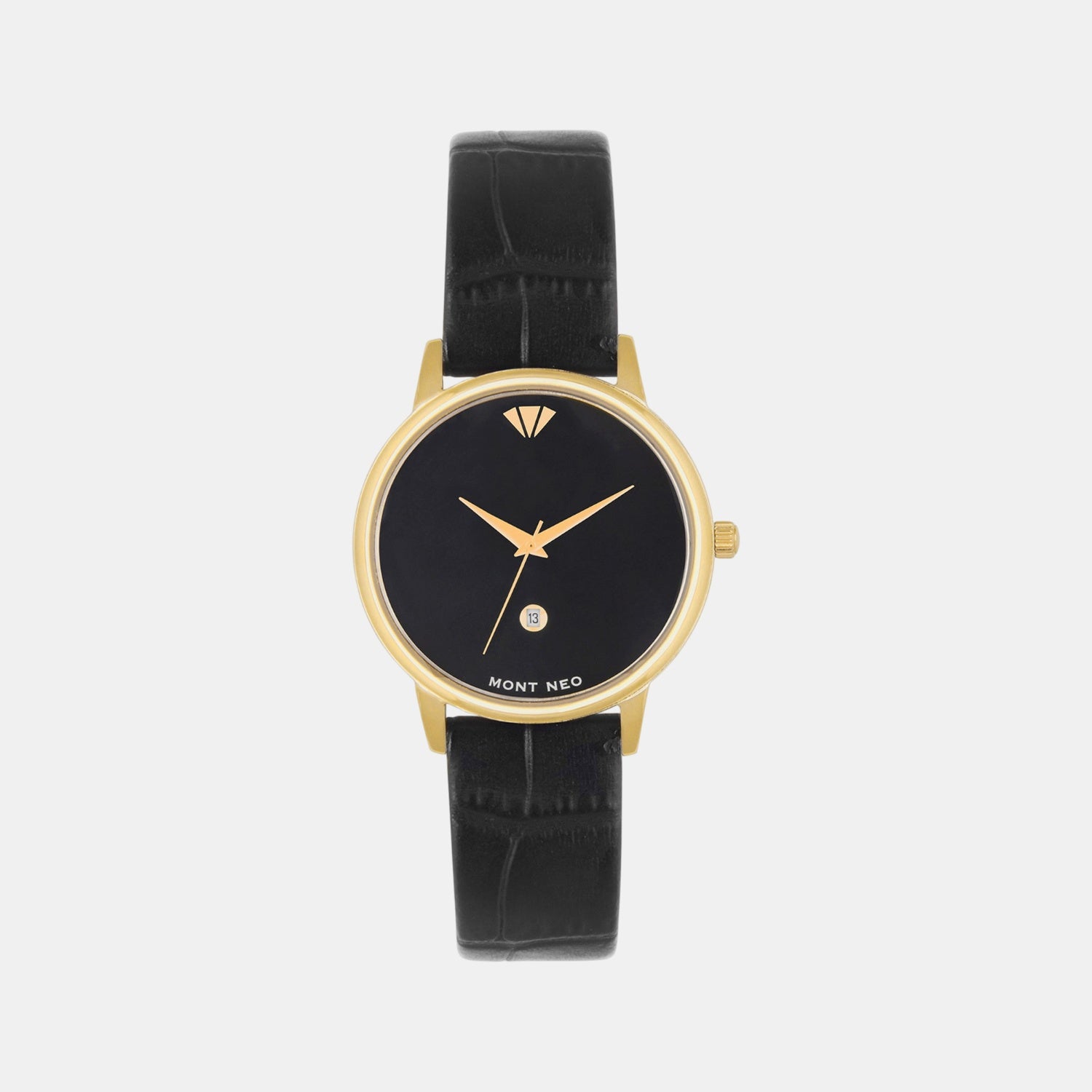 Women Quartz Black Dial Analog Leather Watch L1034E-L2204