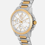 Women Quartz Silver Dial Multi-Function Stainless Steel Watch L1051C-M1203