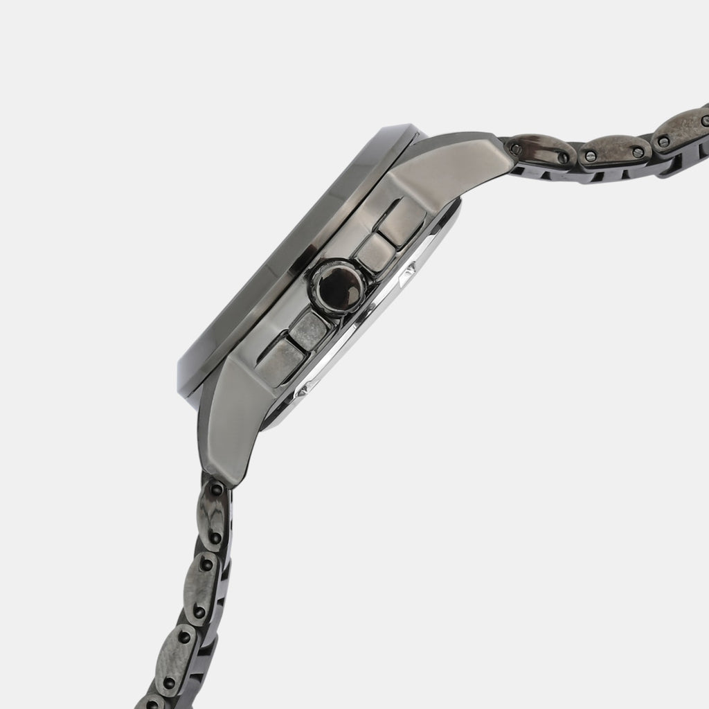 Women Quartz Red Dial Multi-Function Stainless Steel Watch L1051C-M8812