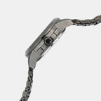 Women Quartz Red Dial Multi-Function Stainless Steel Watch L1051C-M8812