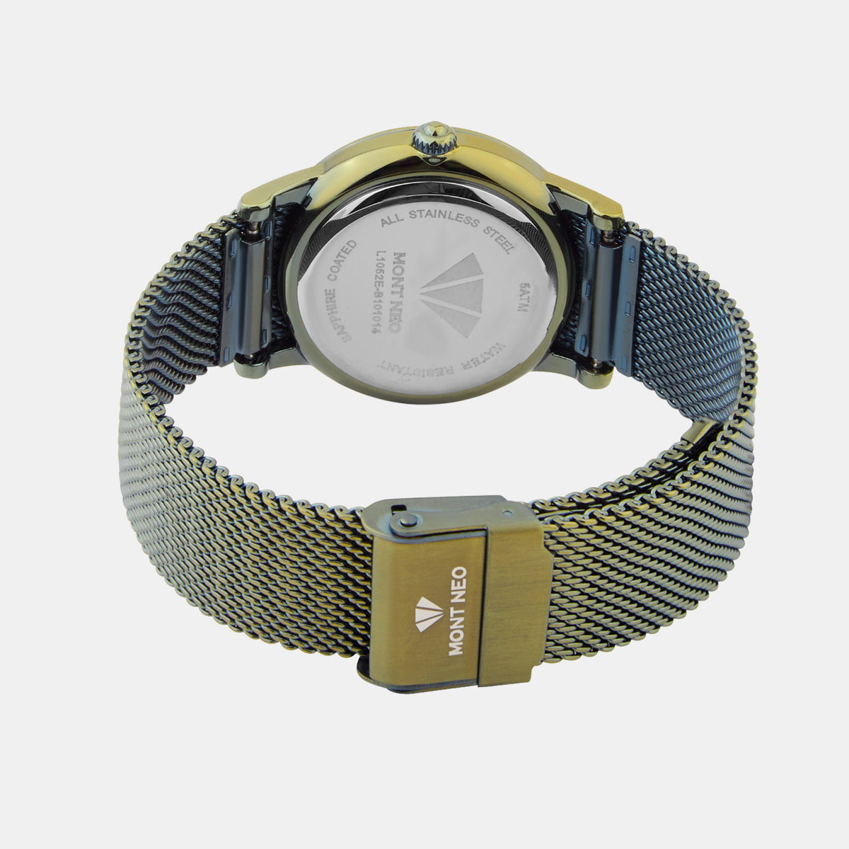 Women Quartz Green Dial Analog Stainless Steel Watch L1052E-B101014