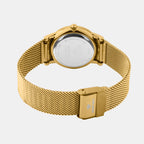 Women Quartz Silver Dial Analog Mesh Watch L1052E-B2203