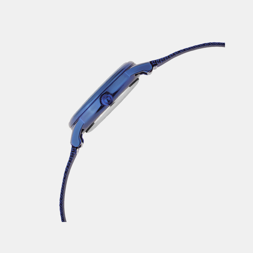 Women Quartz Blue Dial Analog Mesh Watch L1052E-B5505