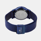 Women Quartz Blue Dial Analog Mesh Watch L1052E-B5505