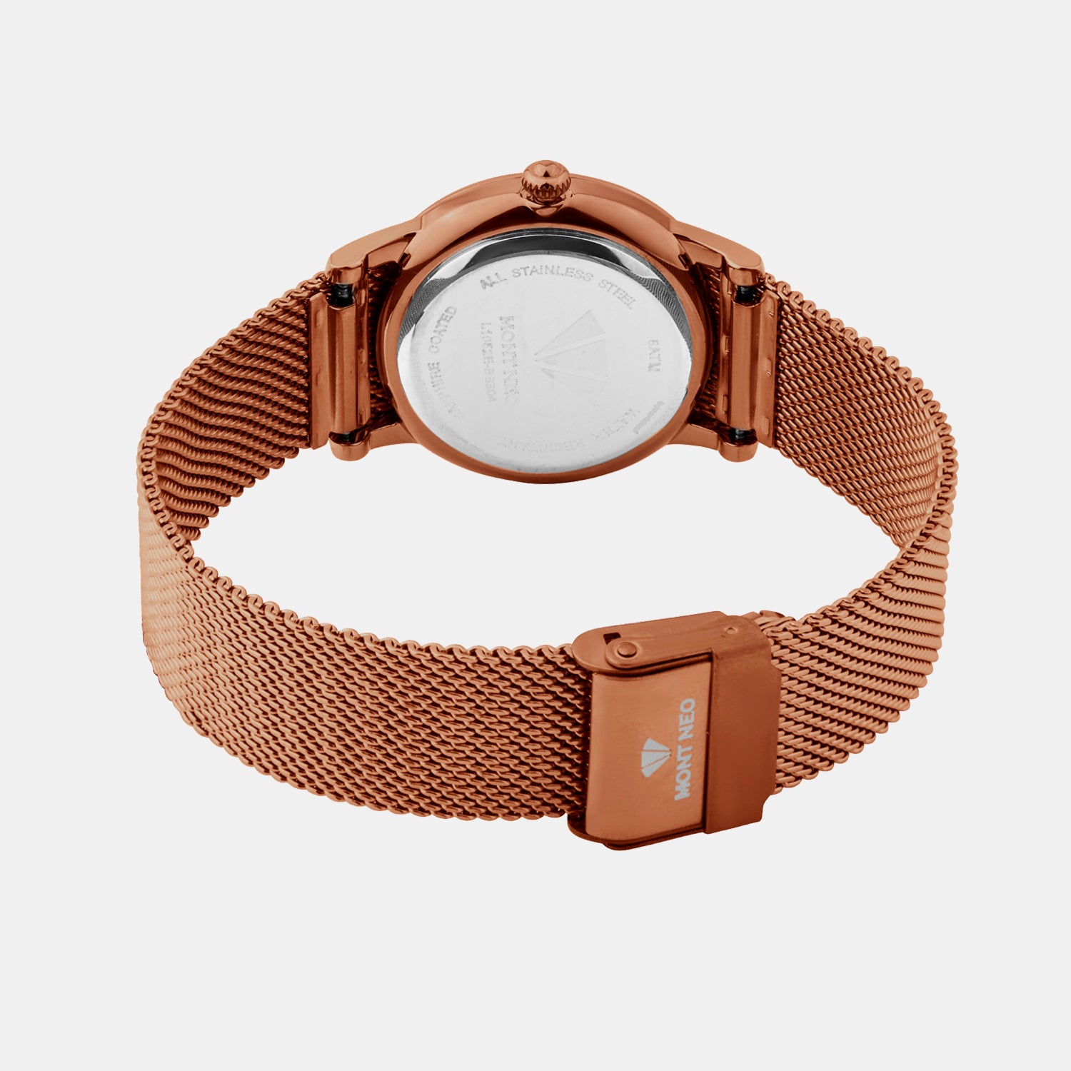 Women Quartz Brown Dial Analog Mesh Watch L1052E-B6606