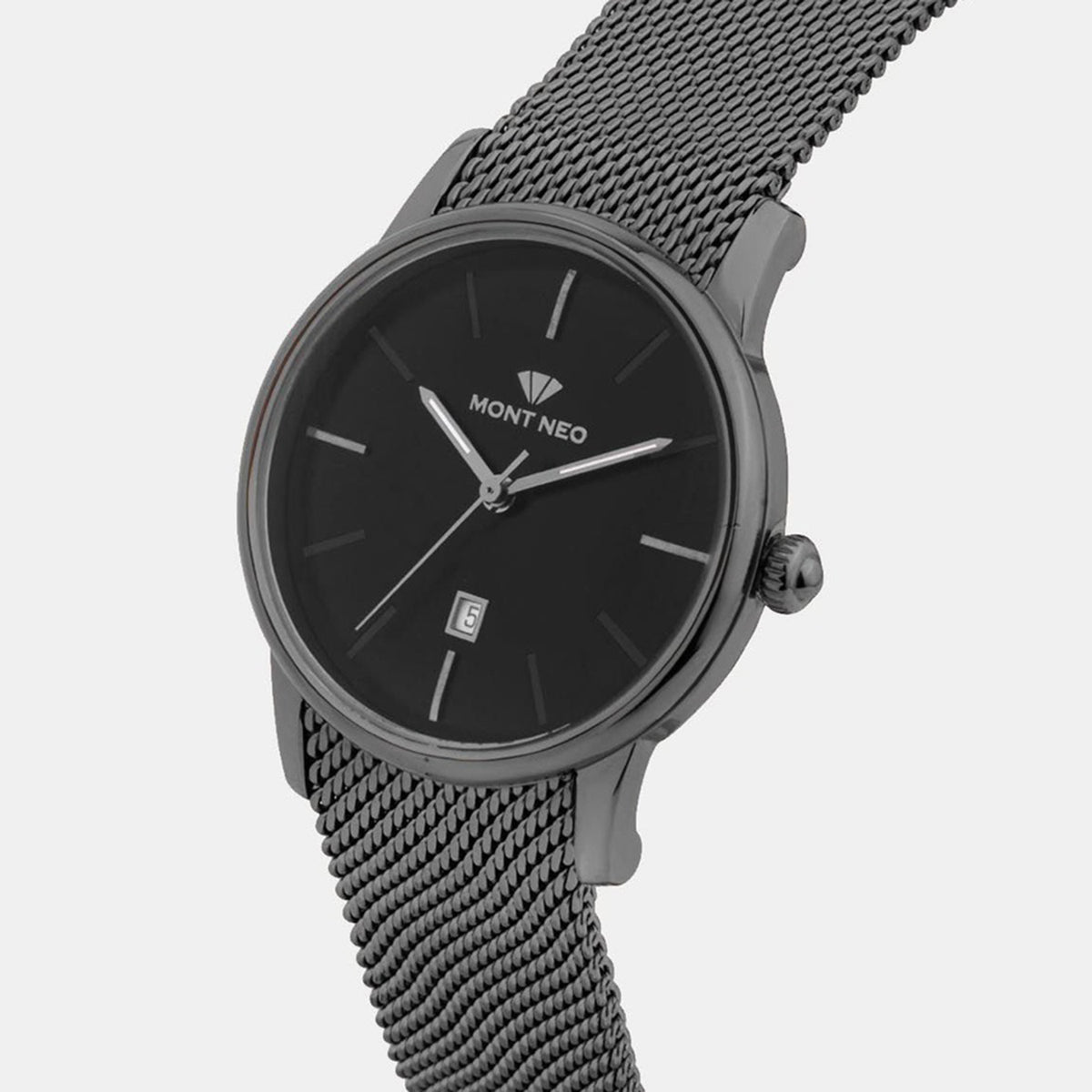 Women Quartz Grey Dial Analog Stainless Steel Watch L1052E-B8816