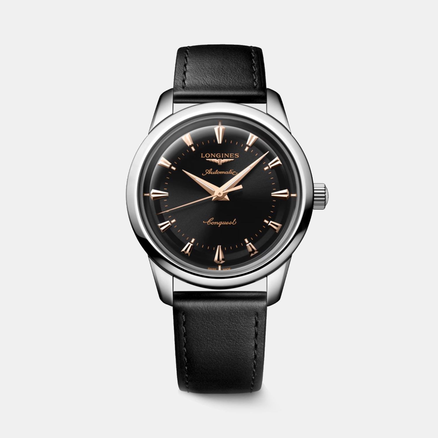 Longines Round Black Analog watch