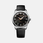 Conquest Heritage Men Automatic Black Dial Analog Leather Watch L16504522