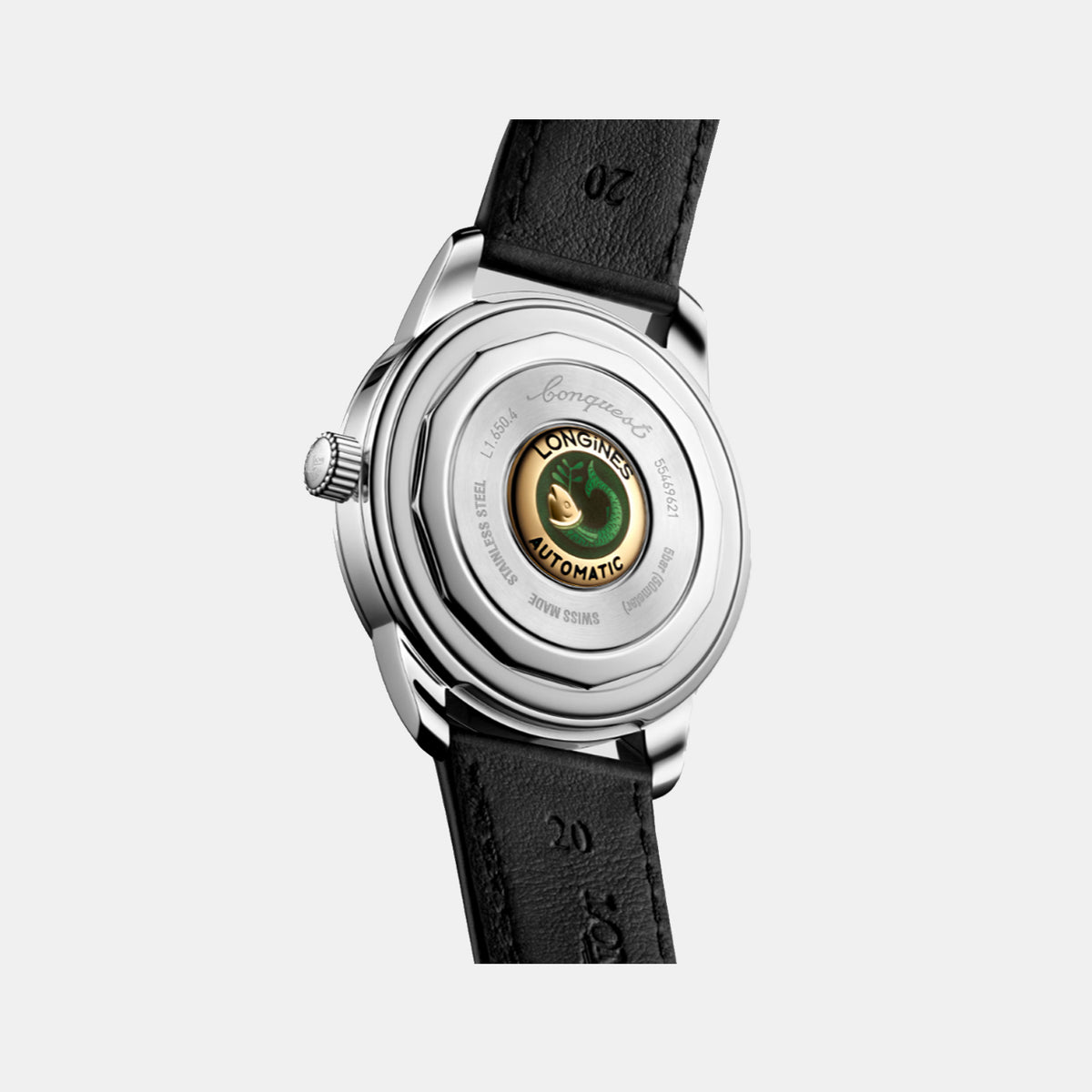 Longines Men Round Black watch
