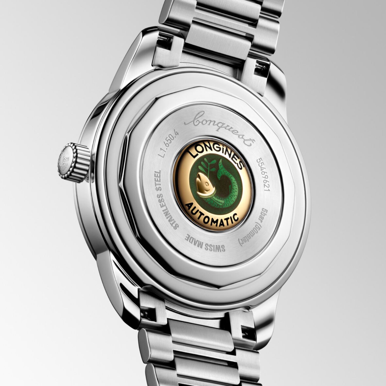 Longines Conquest Men Automatic Blue Dial Analog Stainless Steel