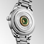 Conquest Men Automatic Blue Dial Analog Stainless Steel Watch L16504926