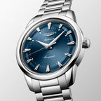 Conquest Men Automatic Blue Dial Analog Stainless Steel Watch L16504926