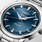 Conquest Men Automatic Blue Dial Analog Stainless Steel Watch L16504926