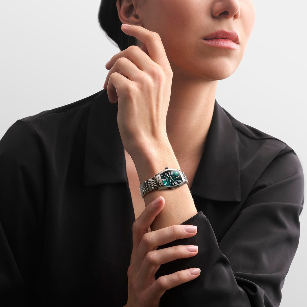 Longines Stainless Steel Tonneau watch