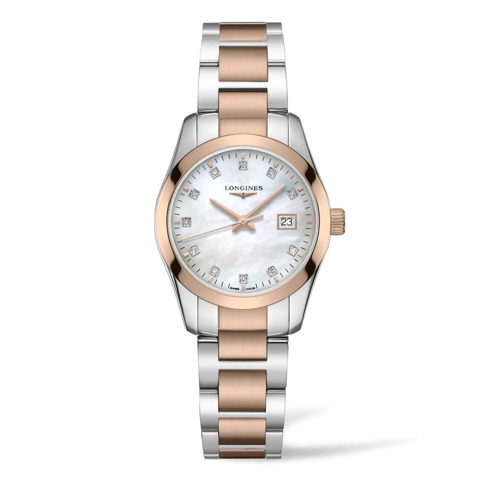 Conquest Classic Female Analog Stainless Steel Watch L22863877