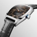 Evidenza Women Automatic Anthracite Dial Analog Leather Watch L21424562