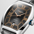 Evidenza Women Automatic Anthracite Dial Analog Leather Watch L21424562