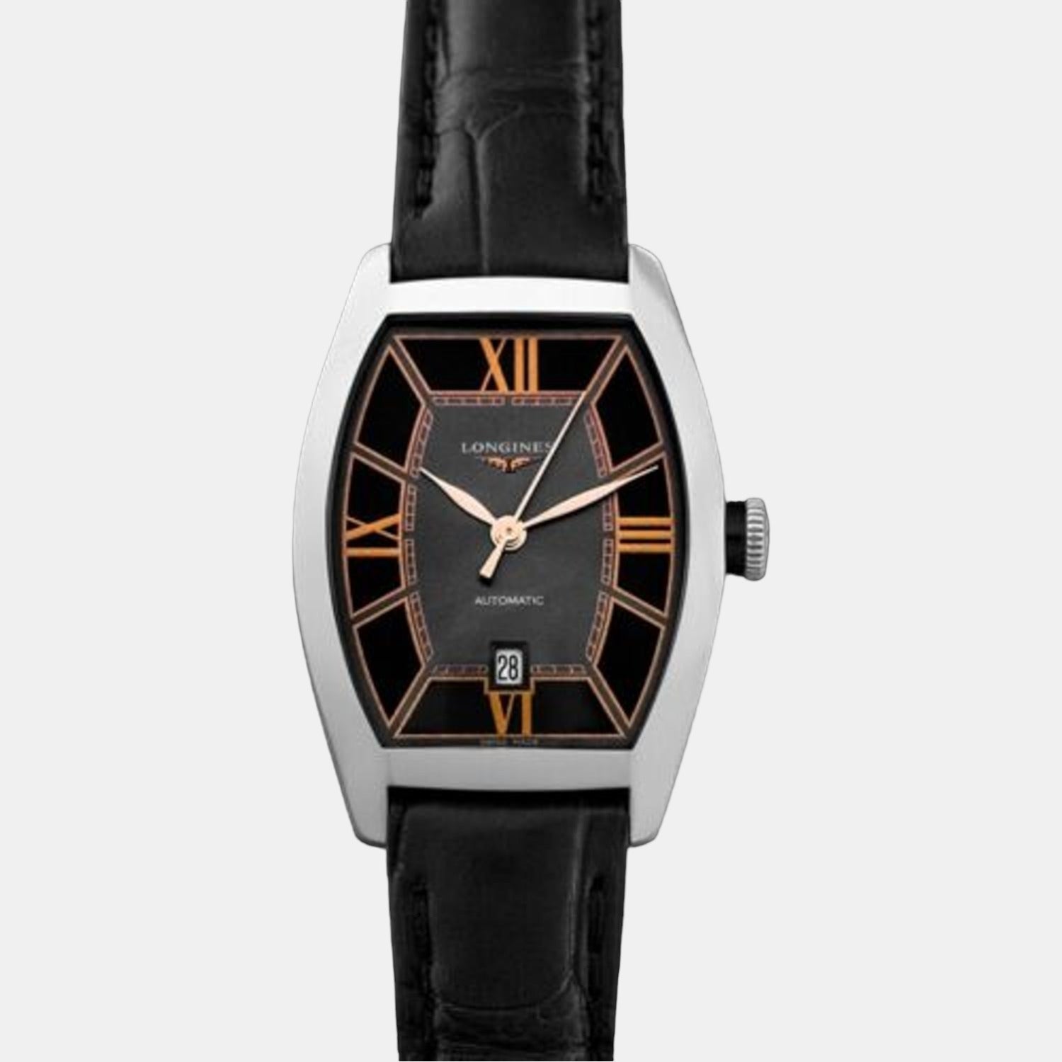 Longines Longines Evidenza Male Analog Leather Watch Longines