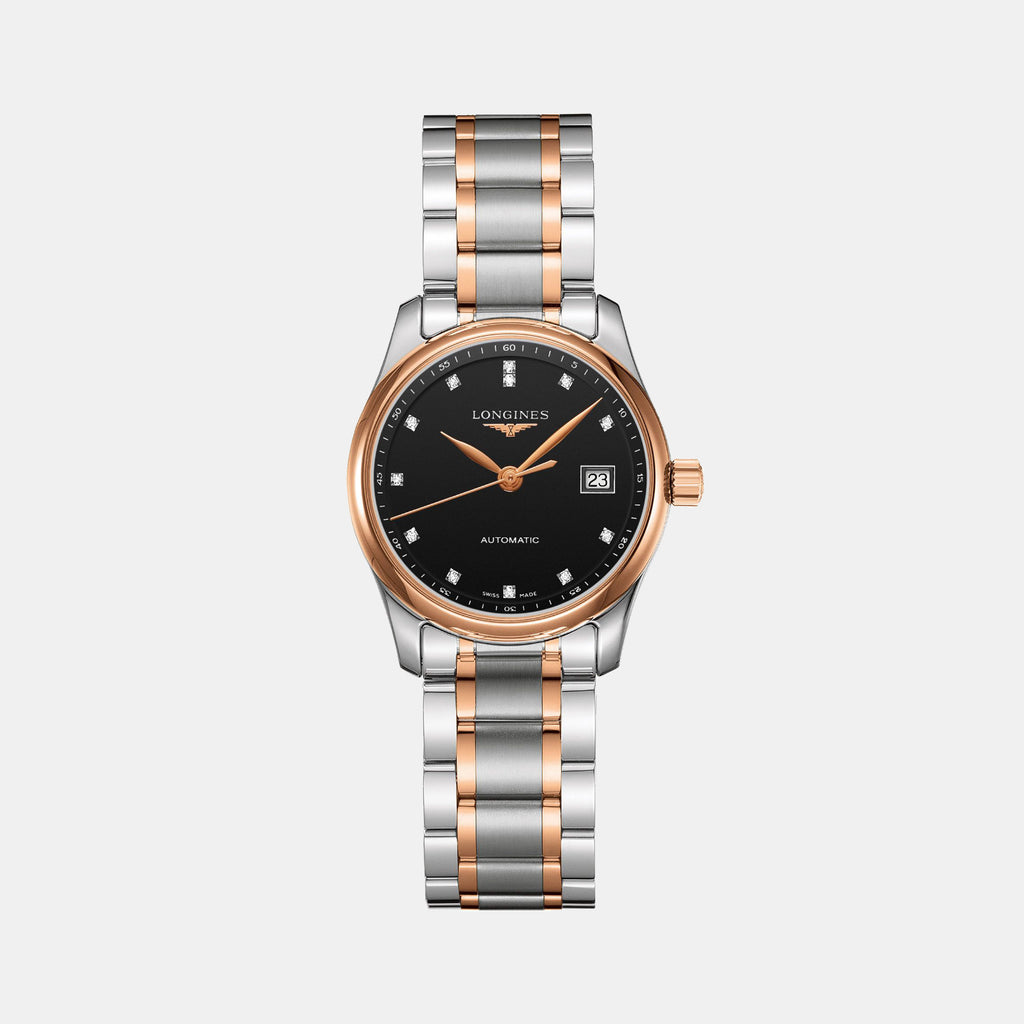 Master Collection Women Automatic Black Dial Analog Stainless Steel Watch L22575597