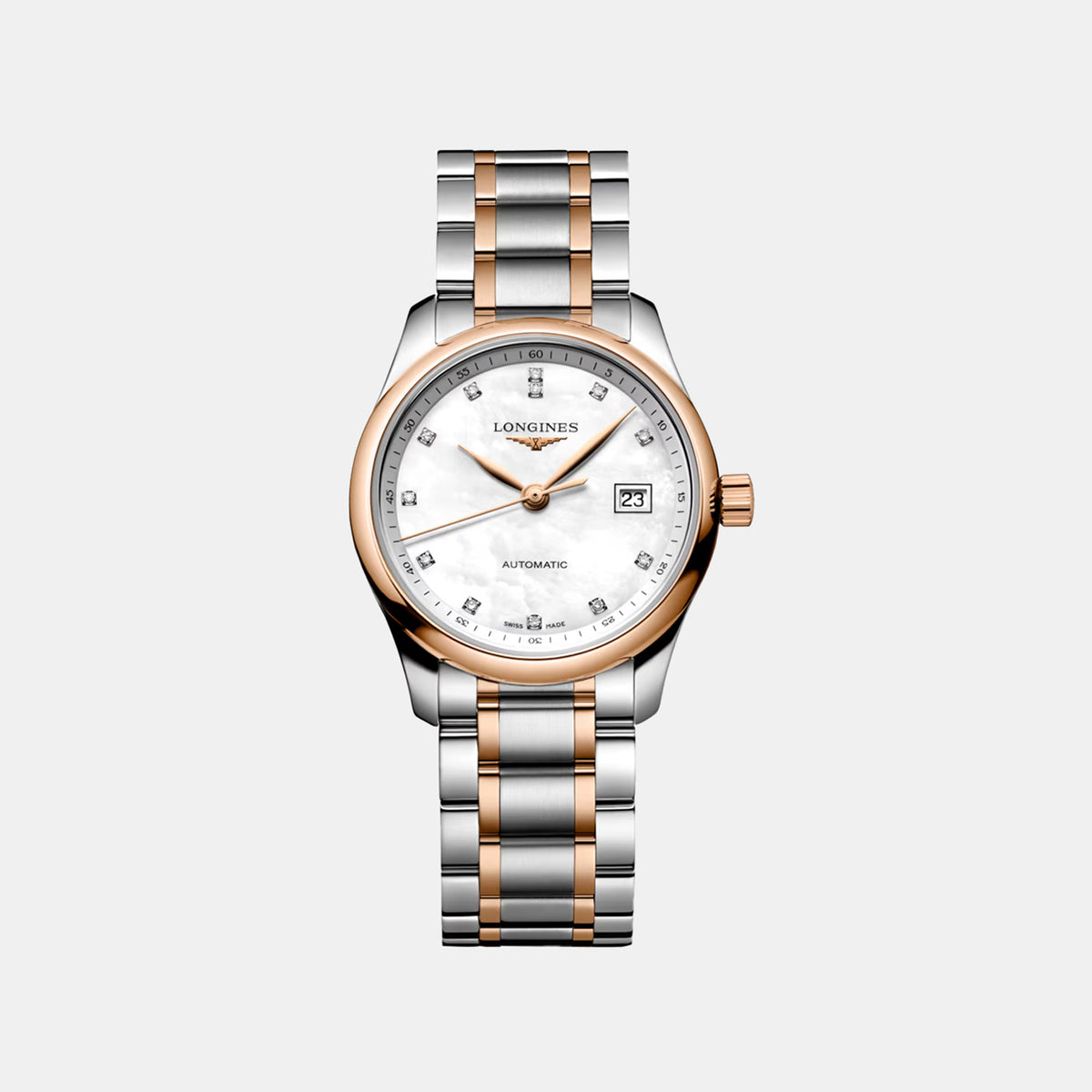 Master Women Automatic White Dial Analog Stainless Steel Watch L22575897