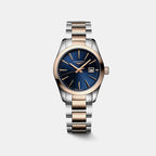Conquest Classic Women Quartz Blue Dial Analog Stainless Steel Watch L22863927