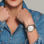 Conquest Classic Women Quartz Mother Of Pearl Dial Analog Stainless Steel Watch L23863877