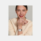 Conquest Classic Women Quartz Mother Of Pearl Dial Analog Stainless Steel Watch L23863877